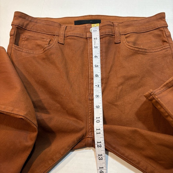 Joe’s Jeans The Callie High Rise Cropped Boot Leather Brown, Size 31 - Picture 15 of 15